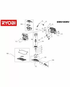 Buy A Ryobi EMS180RV Spare part or Replacement part for Your Sanders and Fix Your Machine Today